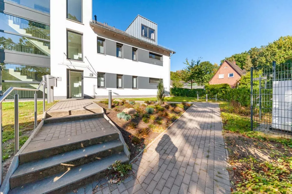 Immobilienangebot - Buchholz - Alle - Buchholz - sonnige Terrassenwohnung mit Gartenanteil, fußläufig in die Innenstadt