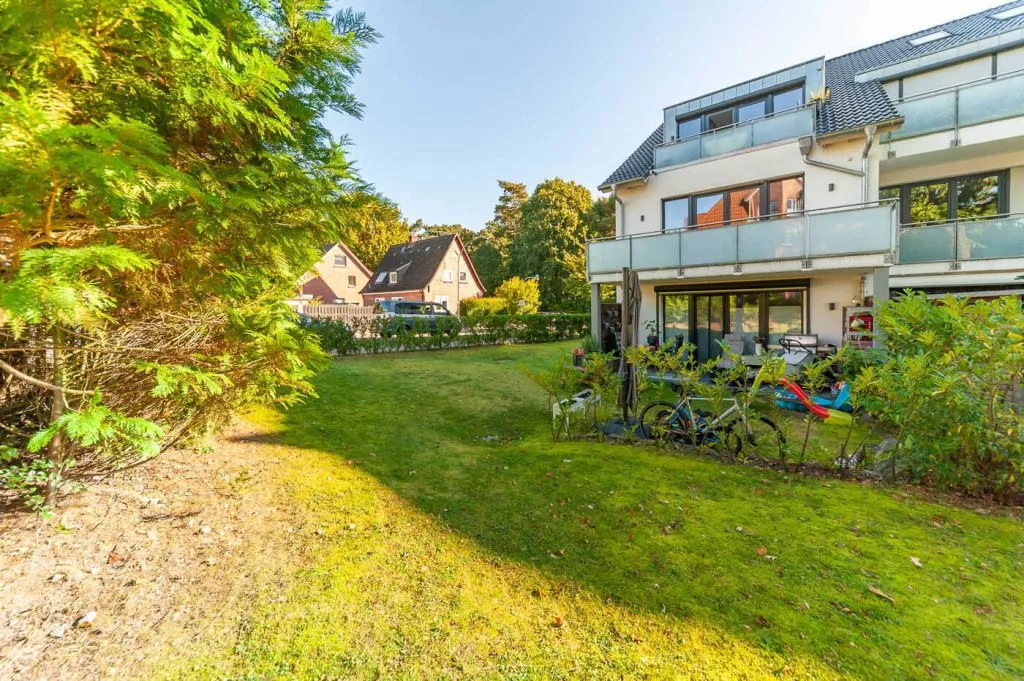 Immobilienangebot - Buchholz - Alle - Buchholz - sonnige Terrassenwohnung mit Gartenanteil, fußläufig in die Innenstadt