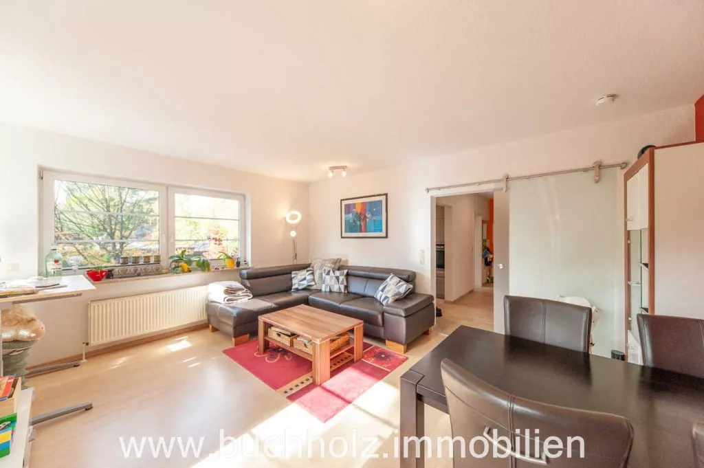 Immobilienangebot - Buchholz - Alle - Buchholz - Maisonettewohnung mit Blick ins Grüne, 2 Pkw-Stellplätze, 2 Balkone und eine Terrasse