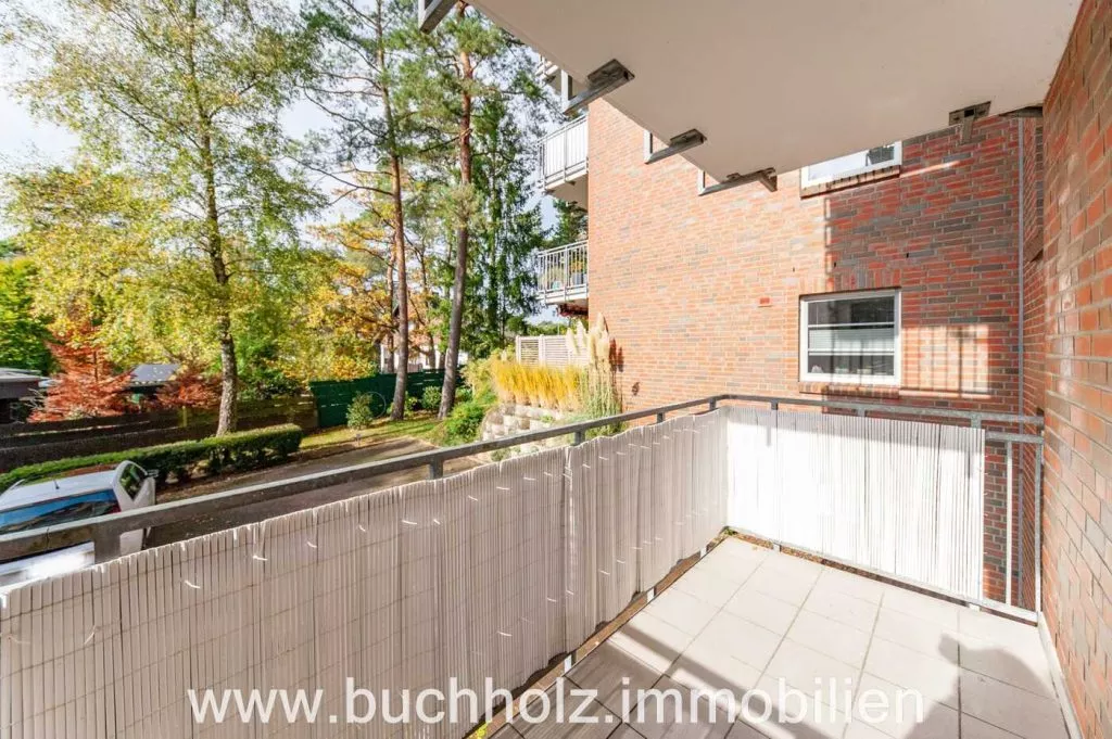 Immobilienangebot - Buchholz - Alle - Buchholz - Maisonettewohnung mit Blick ins Grüne, 2 Pkw-Stellplätze, 2 Balkone und eine Terrasse