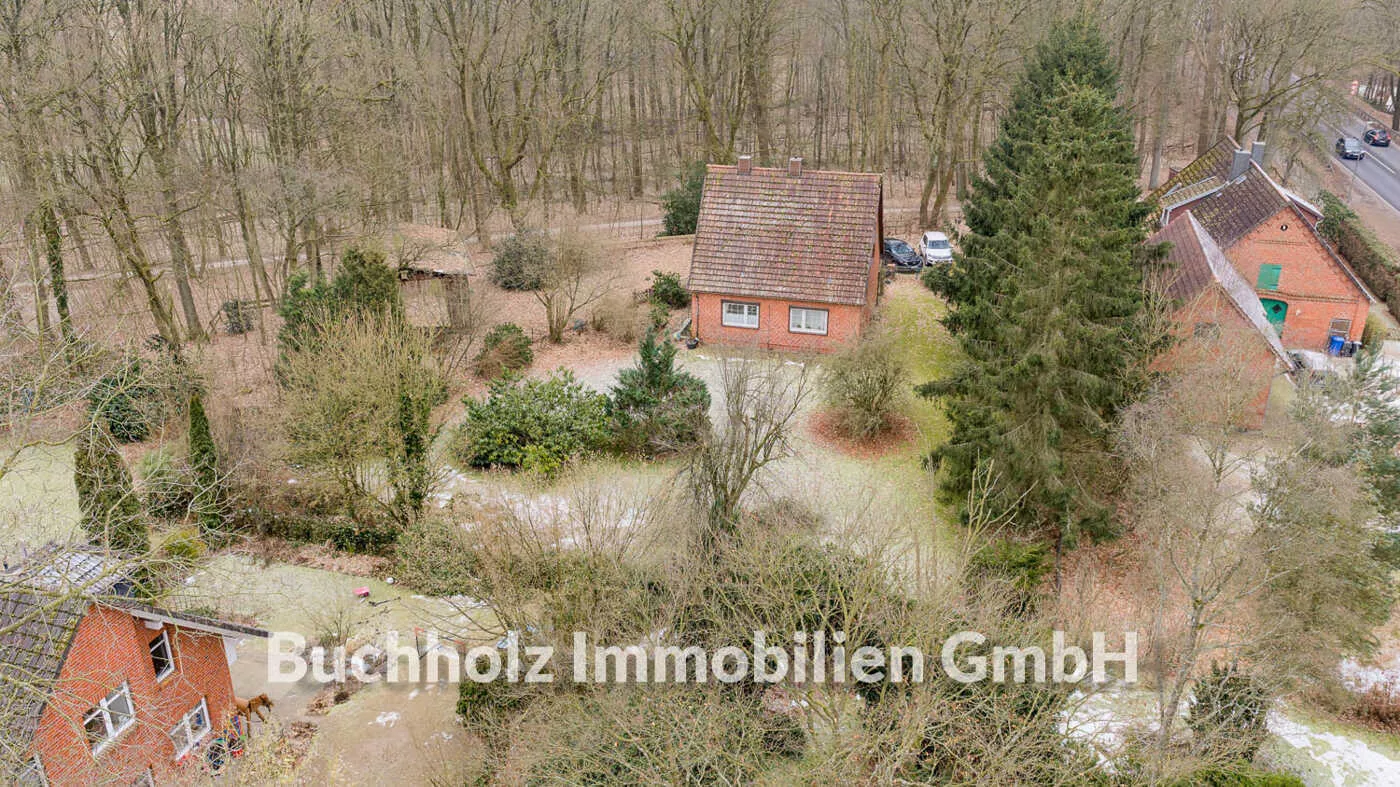 Immobilienangebot - Buchholz in der Nordheide - Alle - Baugrundstück mit Haus in Buchholz Steinbeck