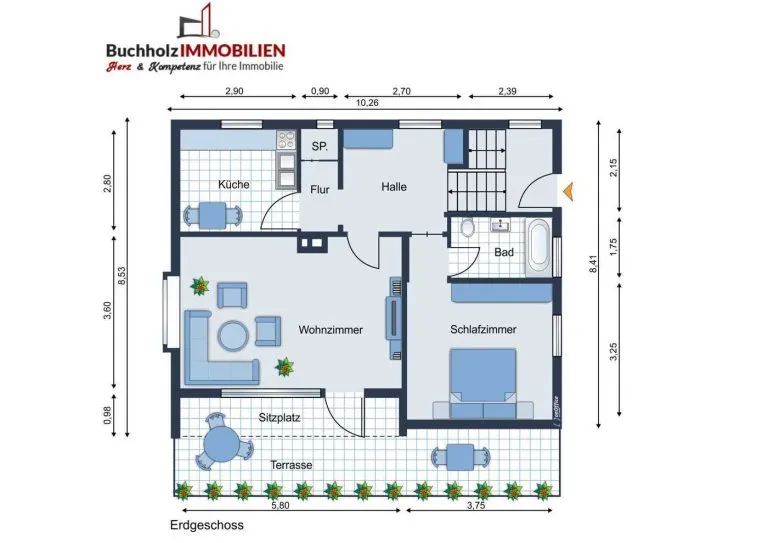 Immobilienangebot - Bendestorf - Grundstücke - Bendestorf, Waldrand - wunderschön gelegenes Grundstück mit Altsubstanz