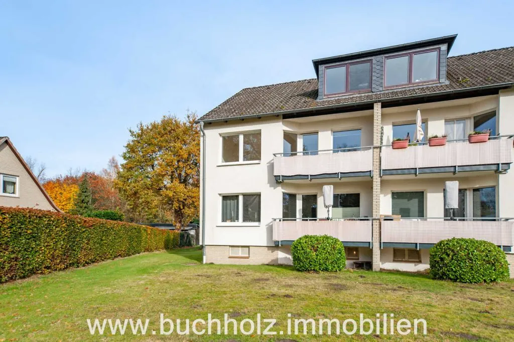 Immobilienangebot - Buchholz - Alle - Buchholz - 2-Zimmer - Dachgeschoss - im Grünen gelegen