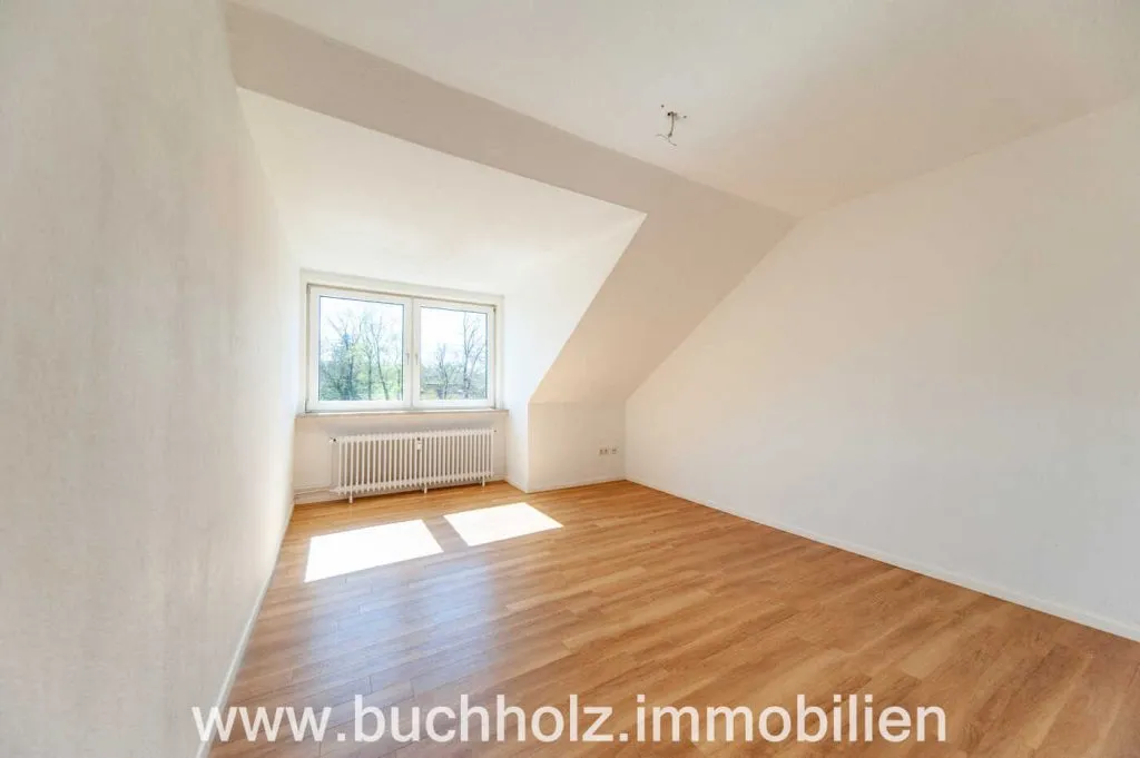 Immobilienangebot - Buchholz - Alle - Buchholz - 2-Zimmer - Dachgeschoss - im Grünen gelegen