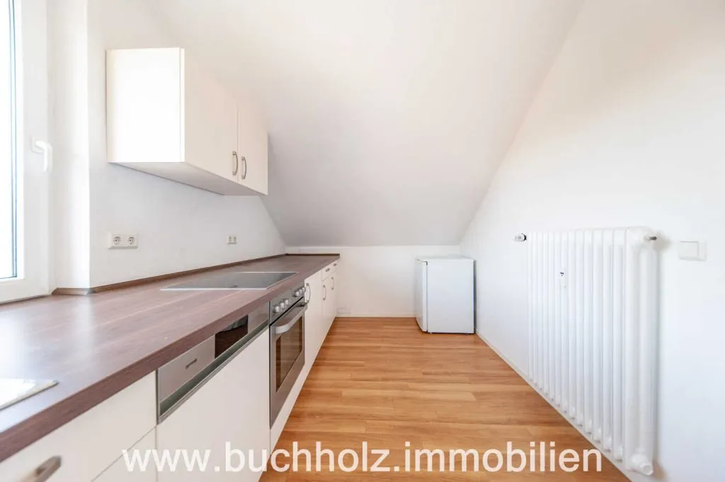 Immobilienangebot - Buchholz - Alle - Buchholz - 2-Zimmer - Dachgeschoss - im Grünen gelegen