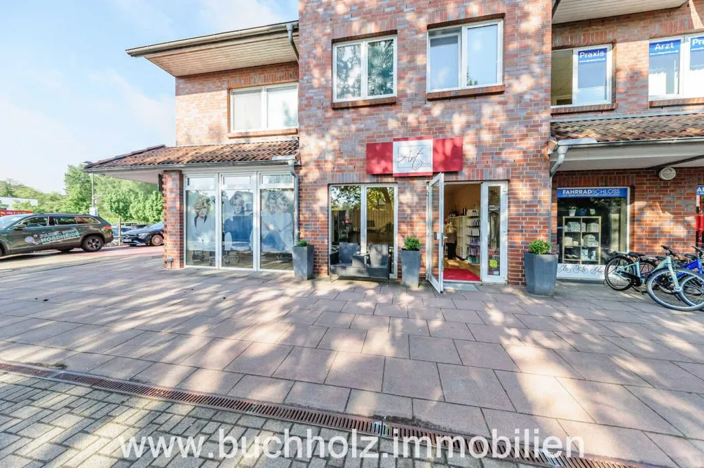 Immobilienangebot - Buchholz - Alle - 1A Lage! Ladenfläche im Zentrum von Holm Seppensen, Top vermietet, mit TG, Außenfläche und Keller